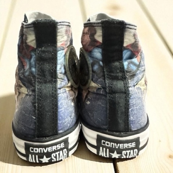 🖤 Converse Batman v Superman High Top Sneakers – Men’s 7.5 / Women’s 9 - Picture 10 of 16